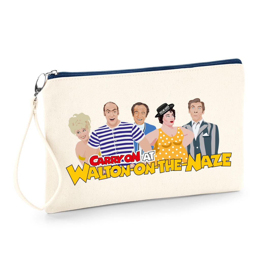 Carry On At The Seaside/Walton - zipper pouch / Wristlet