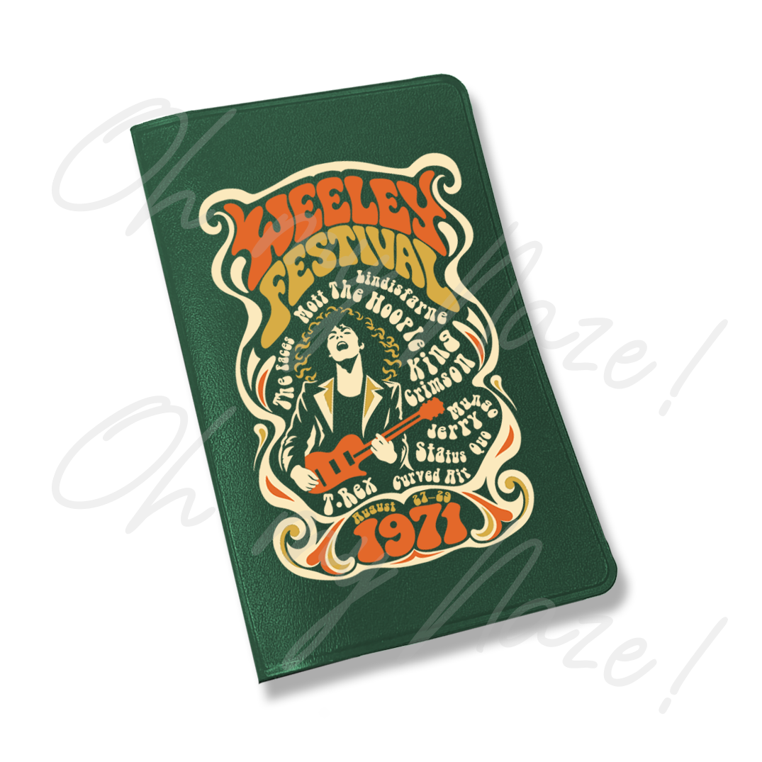 Weeley Festival 1971 - Travelcard / Card Holder