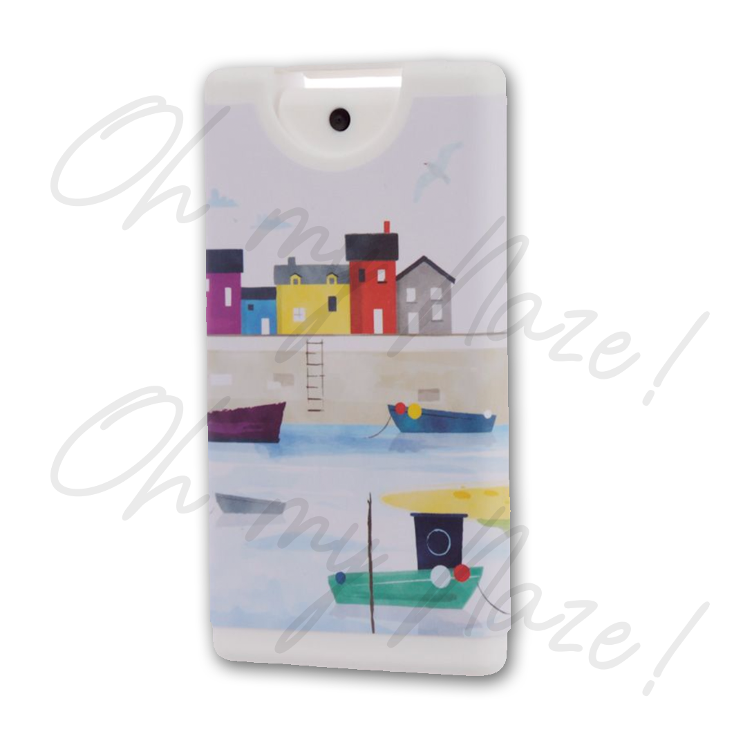 Beach themed hand sanitiser