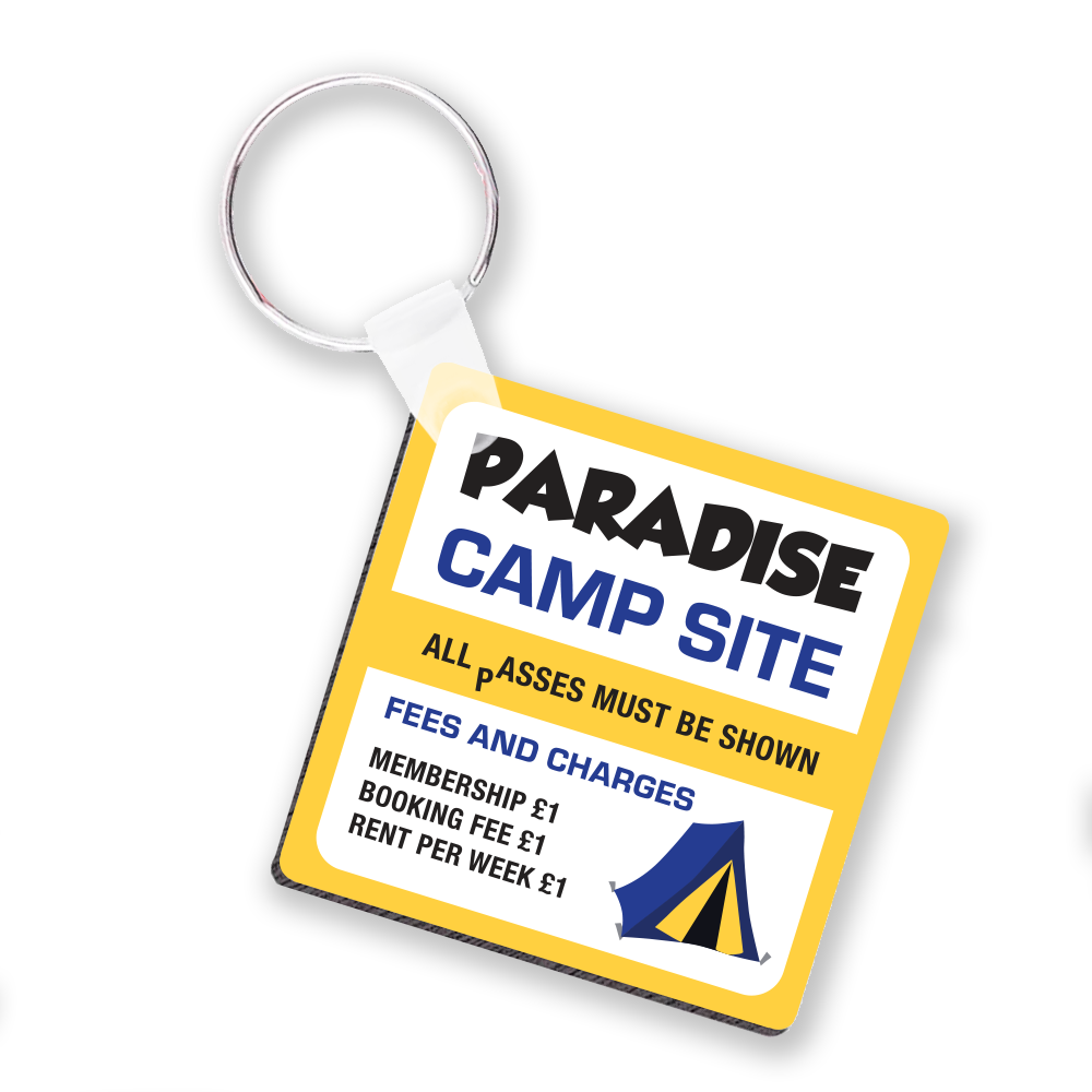 Carry On Camping keyring