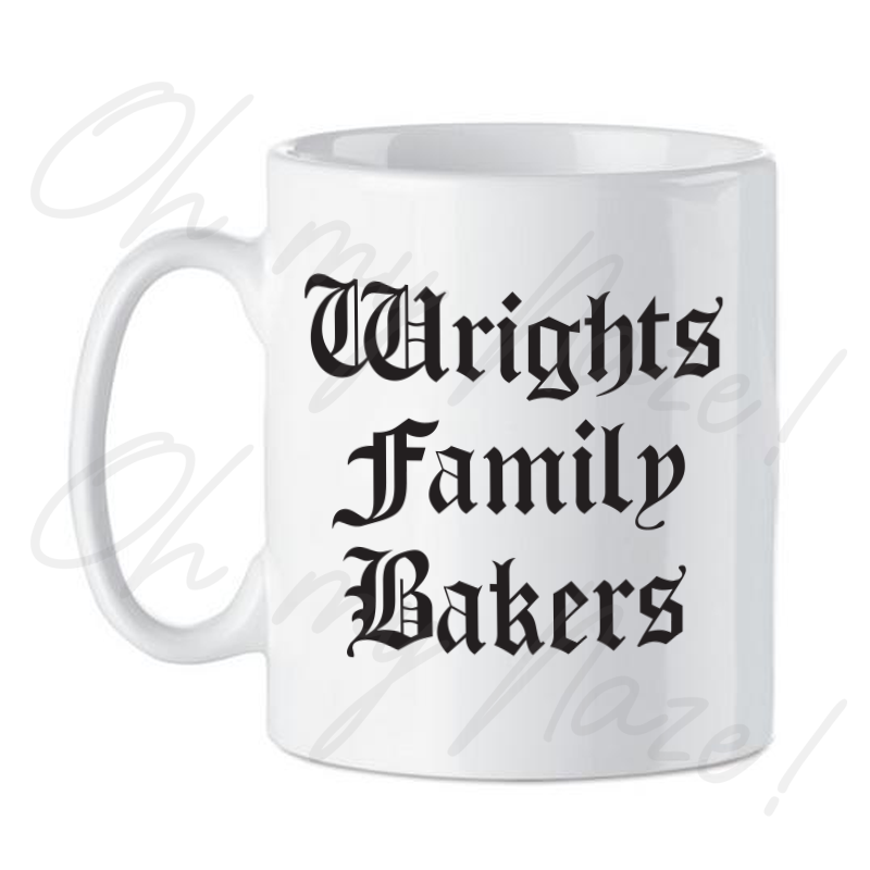 Wrights Bakers mug