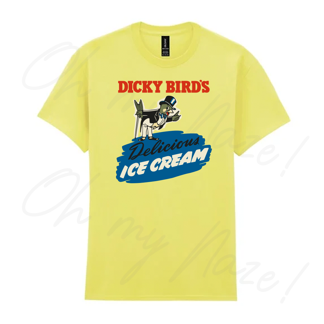 Dicky Bird's Ice Cream T shirt