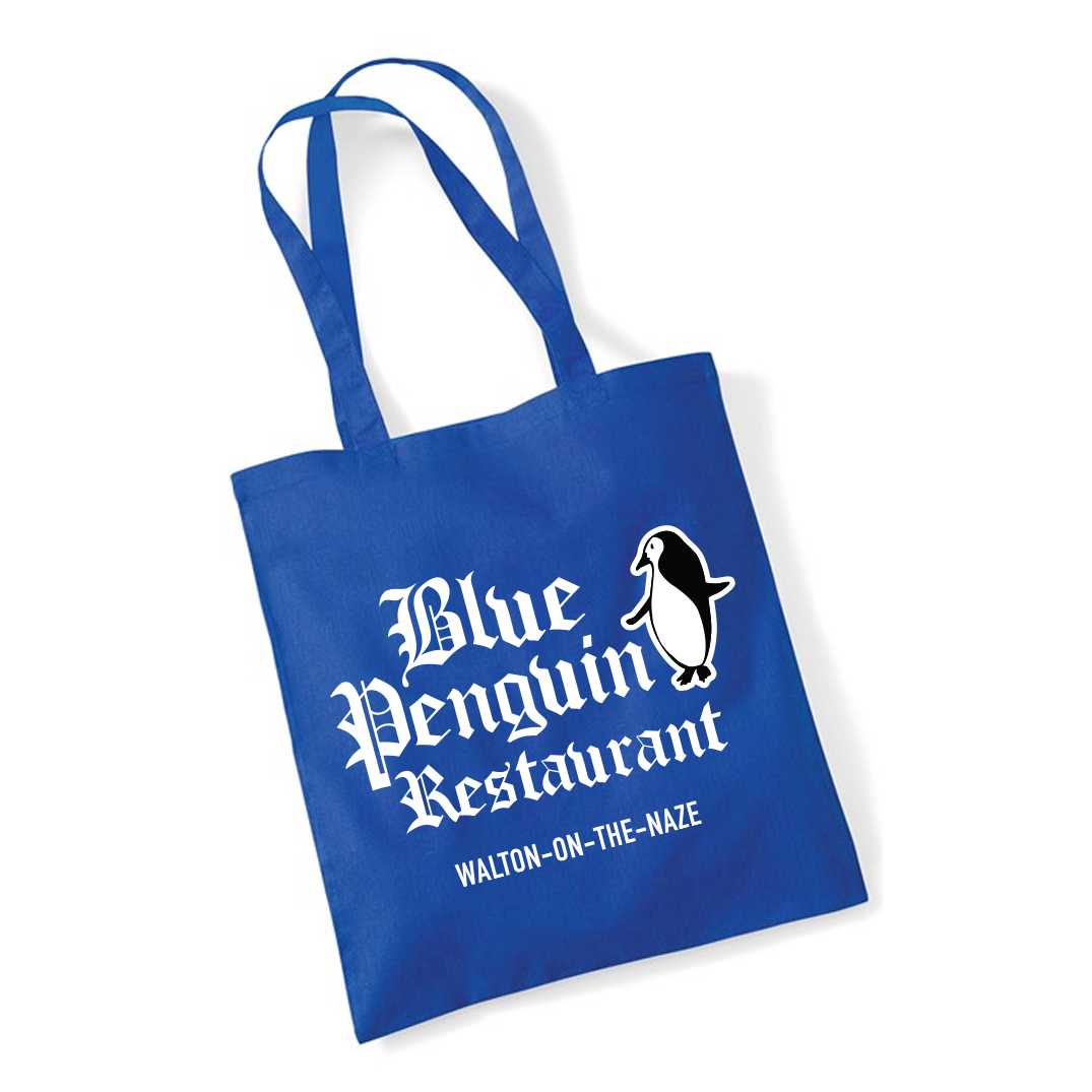 Blue Penguin Restaurant tote bag