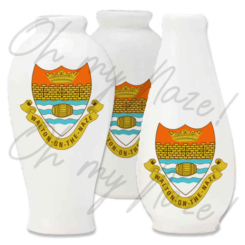 The Crested Collection - Walton-on-the-Naze ceramic vases