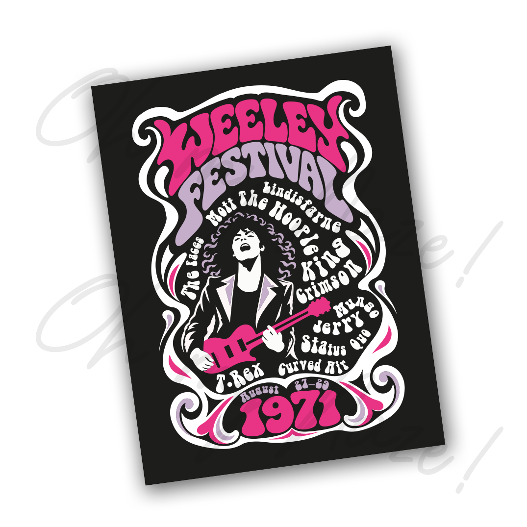 Weeley Festival 1971 - Giclée Art Prints