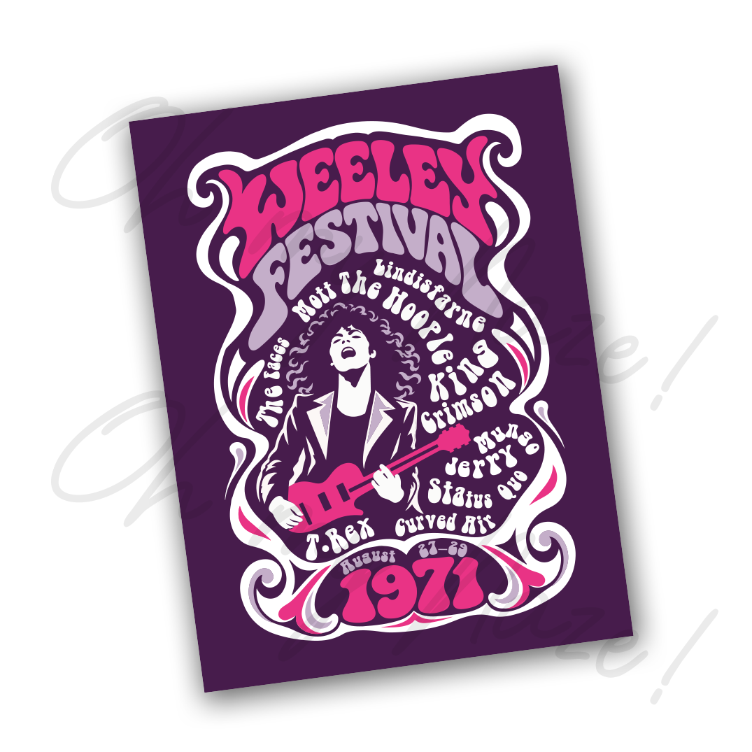 Weeley Festival 1971 - Giclée Art Prints