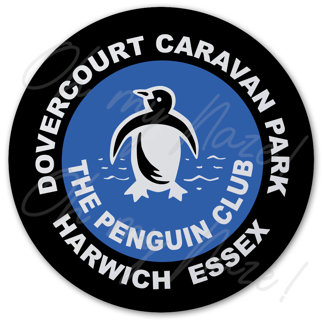 Dovercourt Caravan Park - Penguin Club pocket mirror