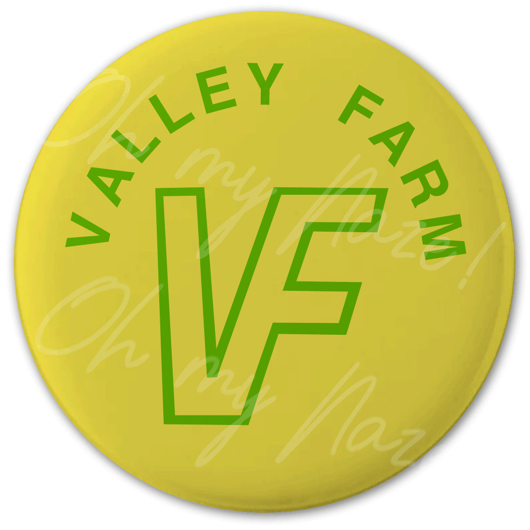 Valley Farm Caravan Park - Logo outline badge