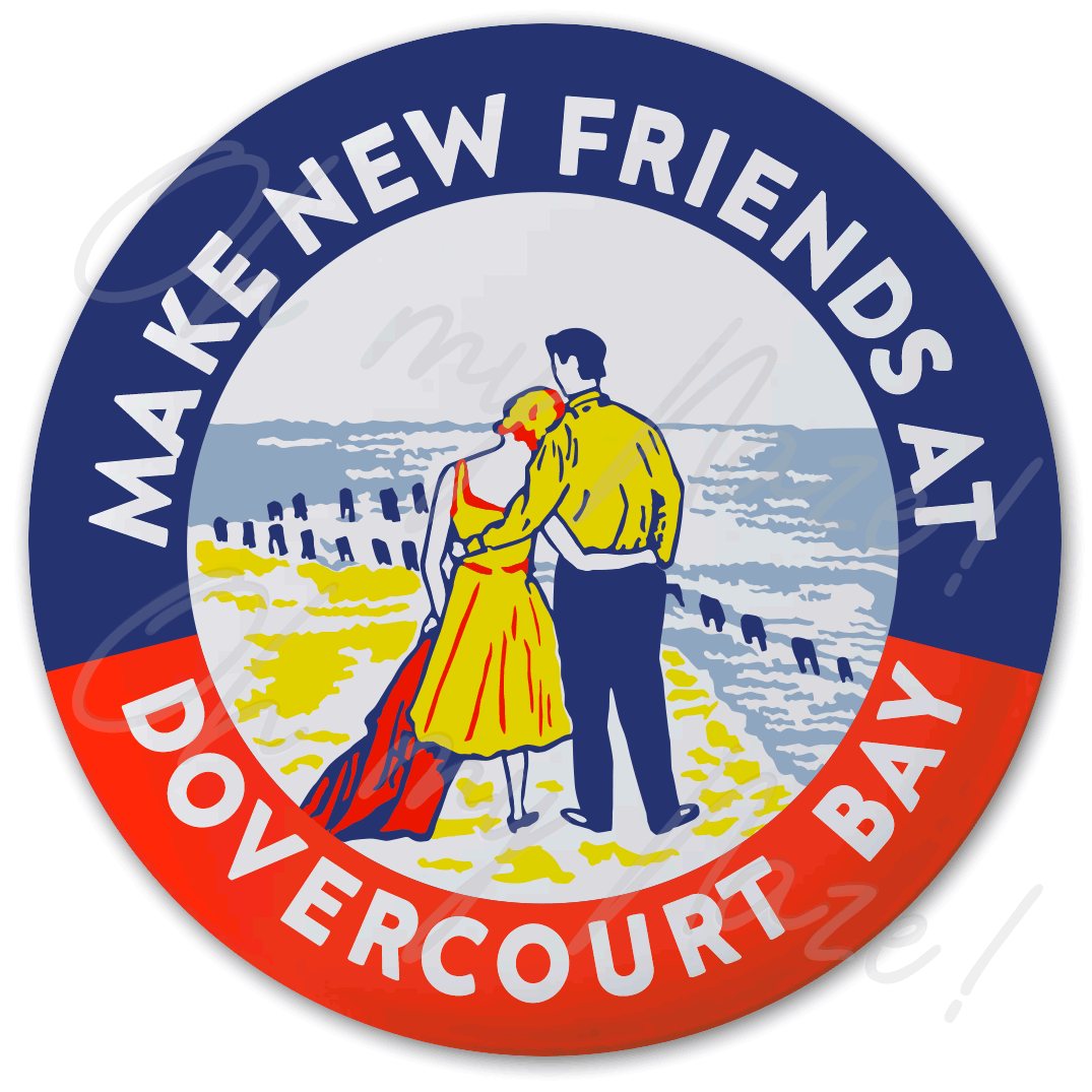 Dovercourt Bay Caravan Park - Make New Friends badge