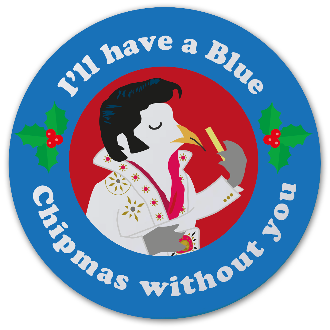 Gull-ty Pleasures Christmas Badges