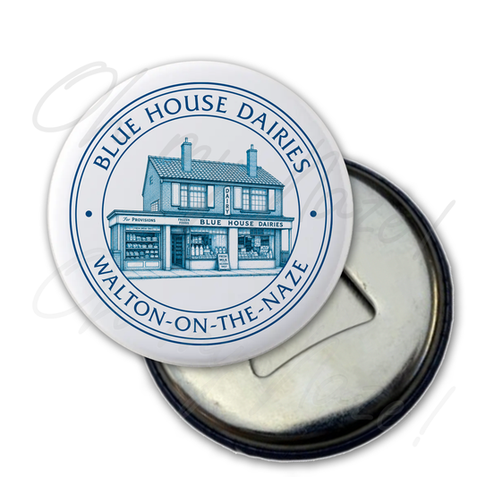 Blue House Dairies bottle opener