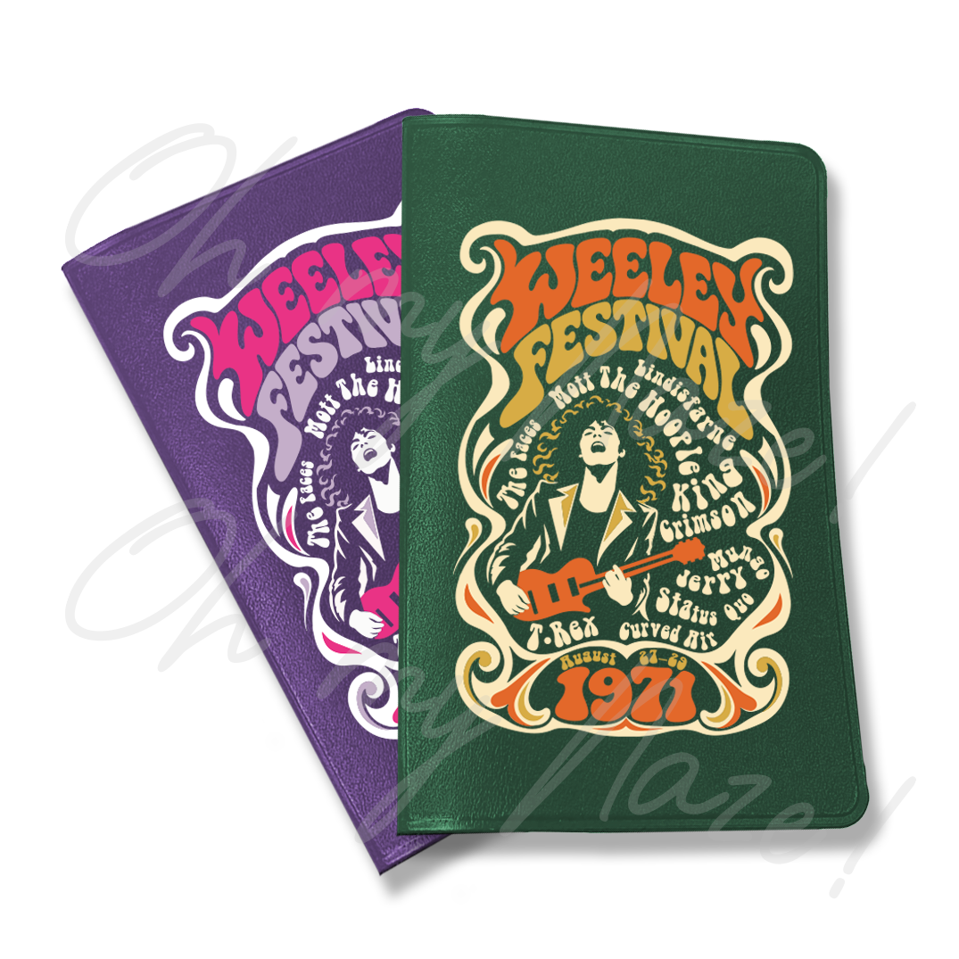 Weeley Festival 1971 - Travelcard / Card Holder