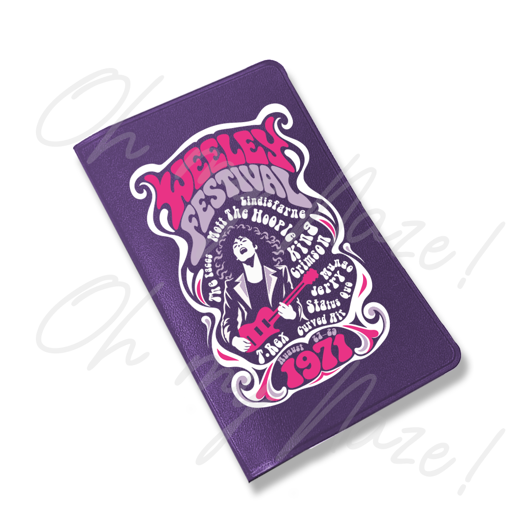 Weeley Festival 1971 - Travelcard / Card Holder