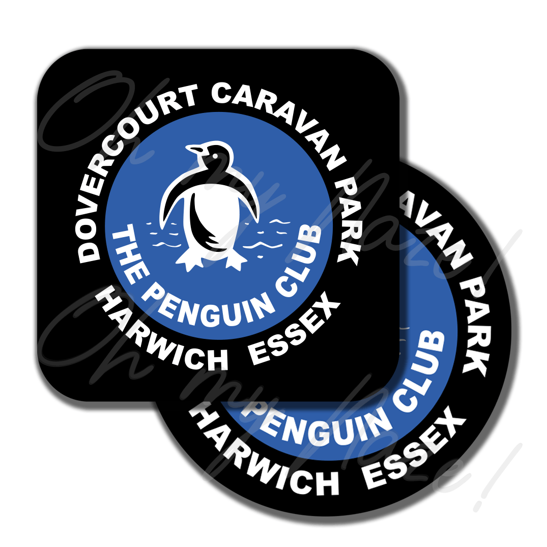 Dovercourt Caravan Park - Penguin Club coaster or placemat