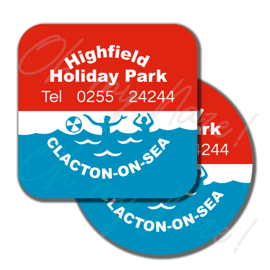 Highfield Holiday Park - Pool coaster or placemat