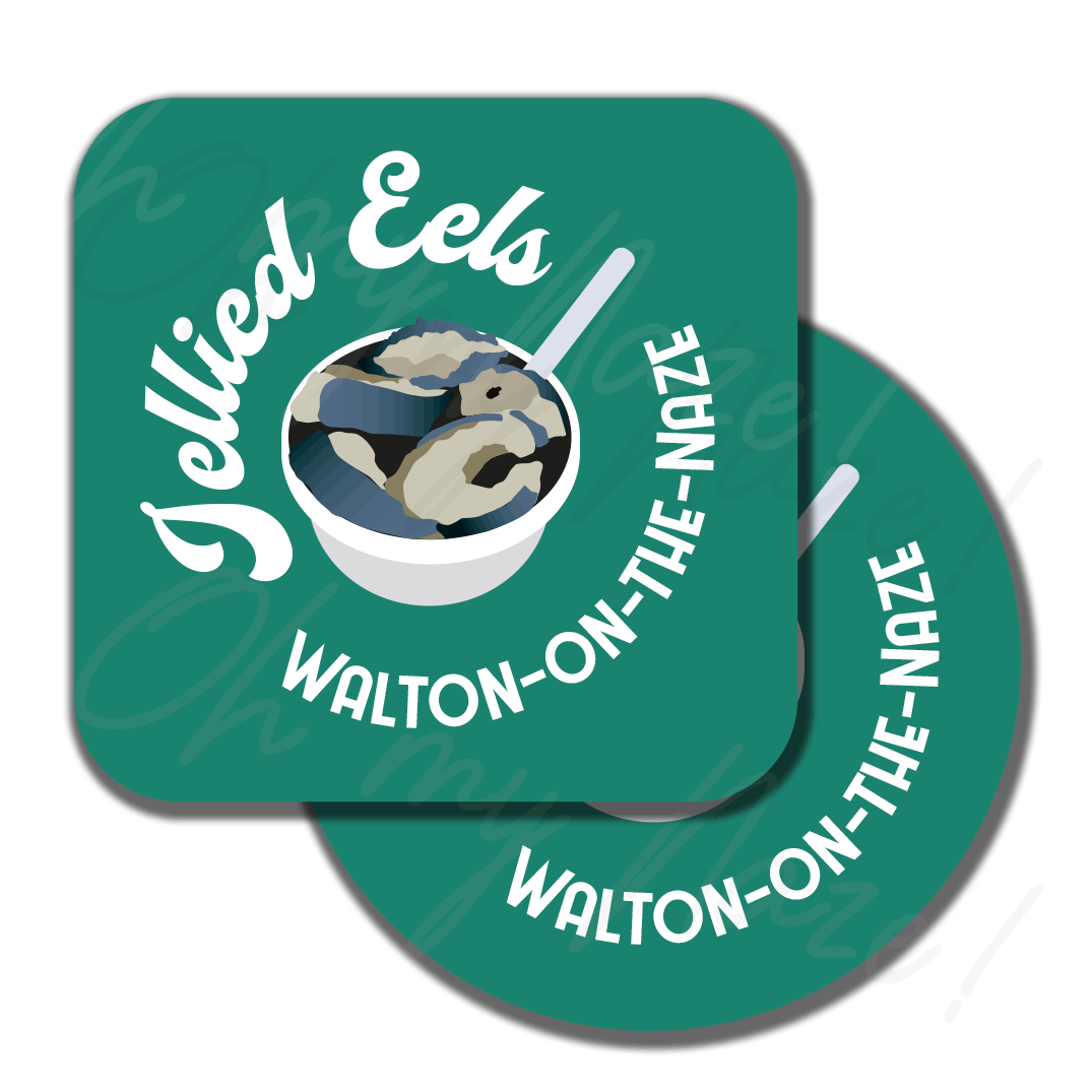 Jellied Eels coaster or placemat