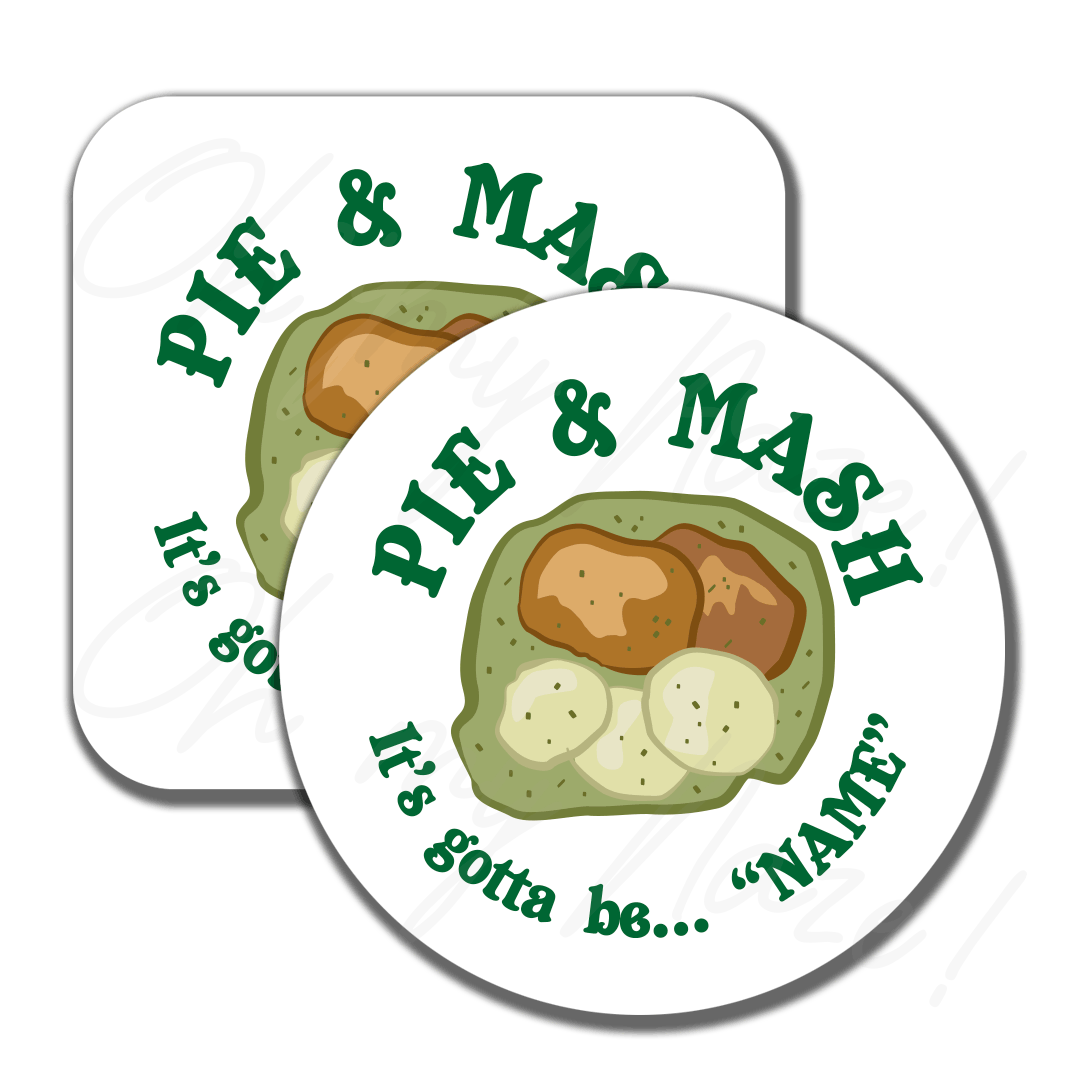 Pie and Mash coaster or placemat