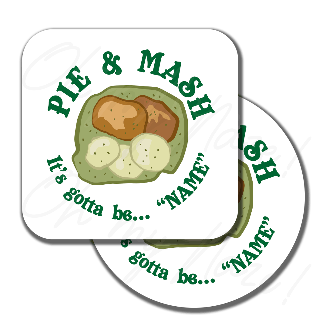 Pie and Mash coaster or placemat