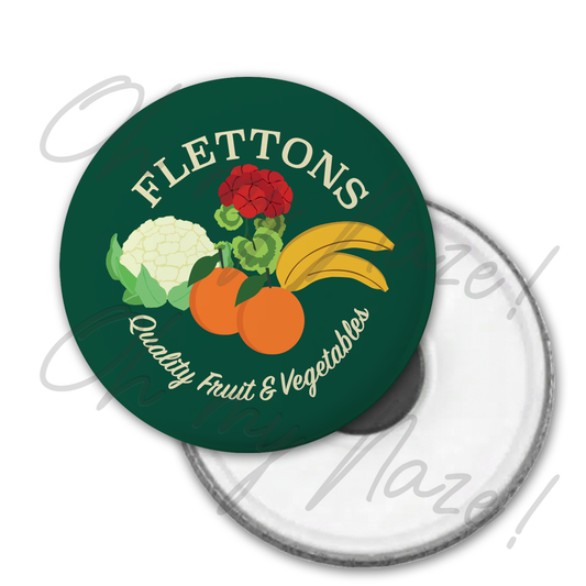 Flettons Greengrocers fridge magnet