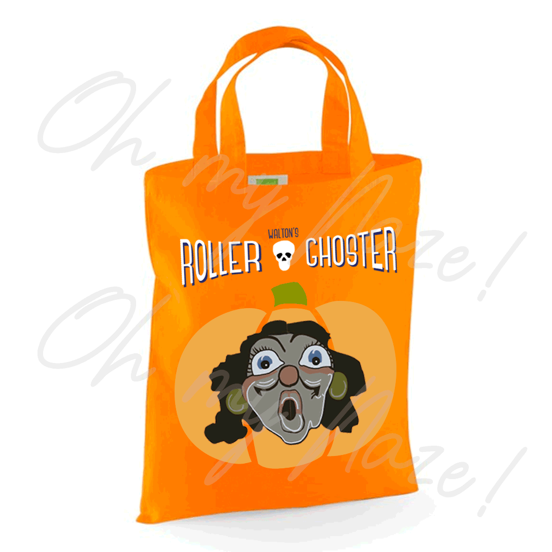 Roller Ghoster Famous Faces trick or treat bag