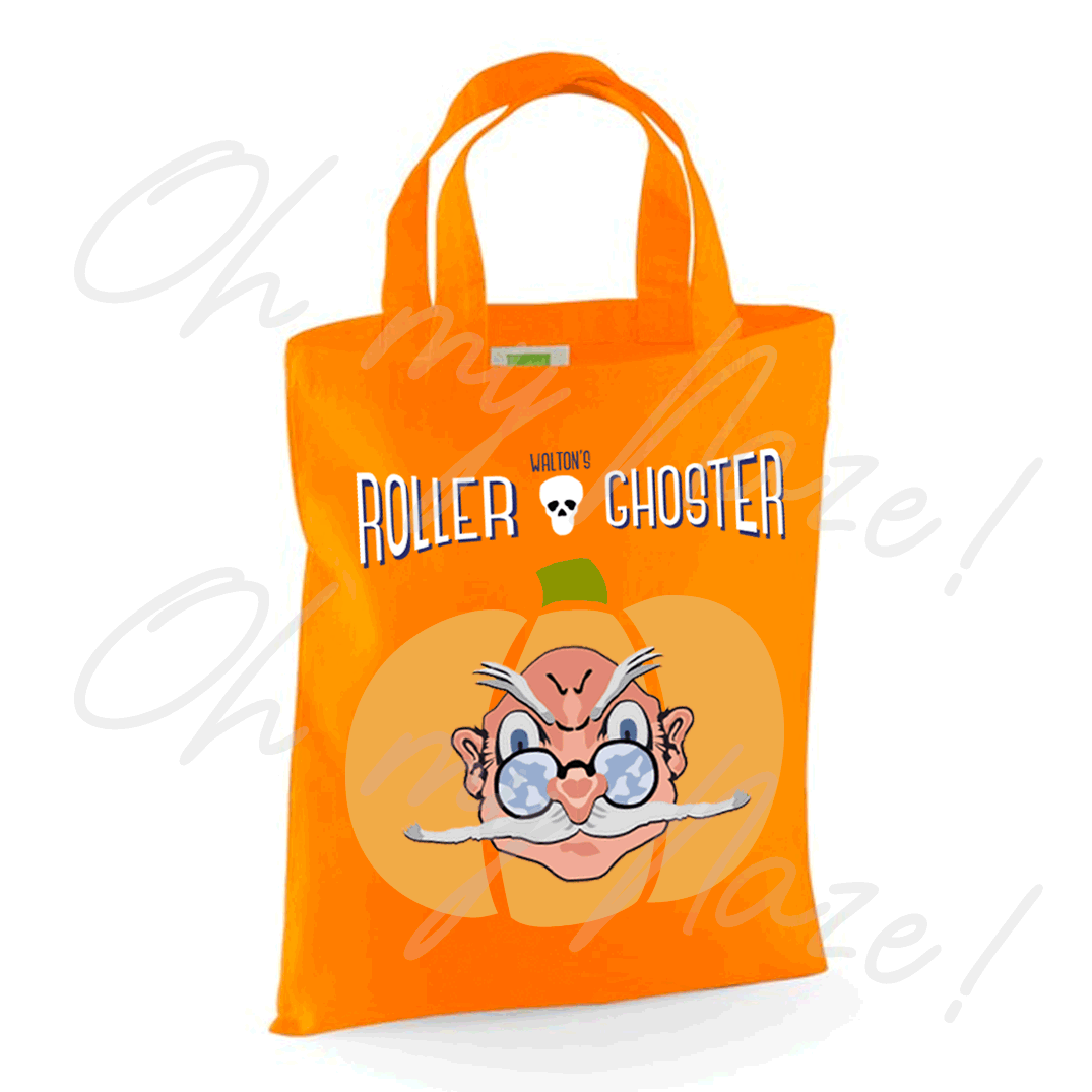 Roller Ghoster Famous Faces trick or treat bag