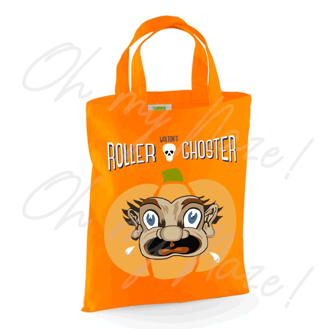 Roller Ghoster Famous Faces trick or treat bag