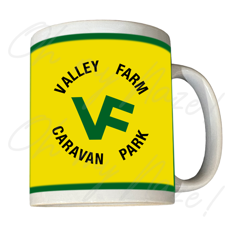 Valley Farm Caravan Park - Logo mug