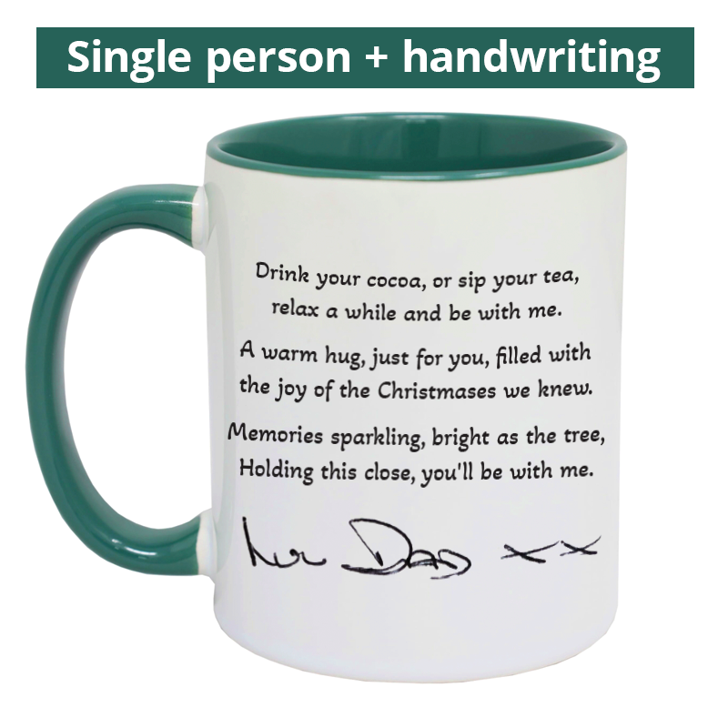 A Hug From Heaven (Christmas Edition) mug - from single person