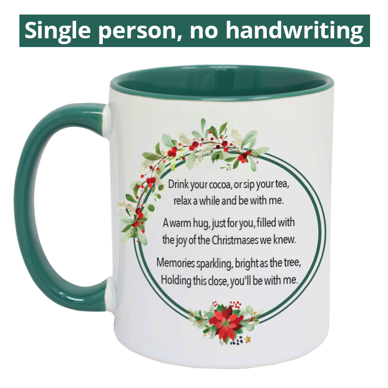 A Hug From Heaven (Christmas Edition) mug - from single person
