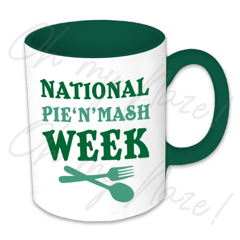 Pie and Mash Week 2026 - badge, rosette, keyring, coaster, pocket mirror, bottle opener, fridge magnet