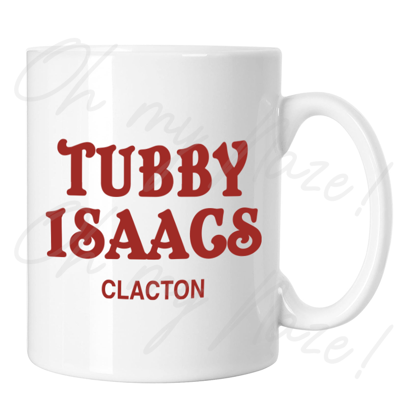 Tubby Isaacs - badge, keyring, coaster, pocket mirror, tote bag, bottle opener, mug, fridge magnet