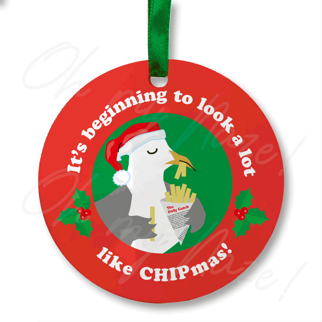 Gull-ty Pleasures Christmas Ornaments