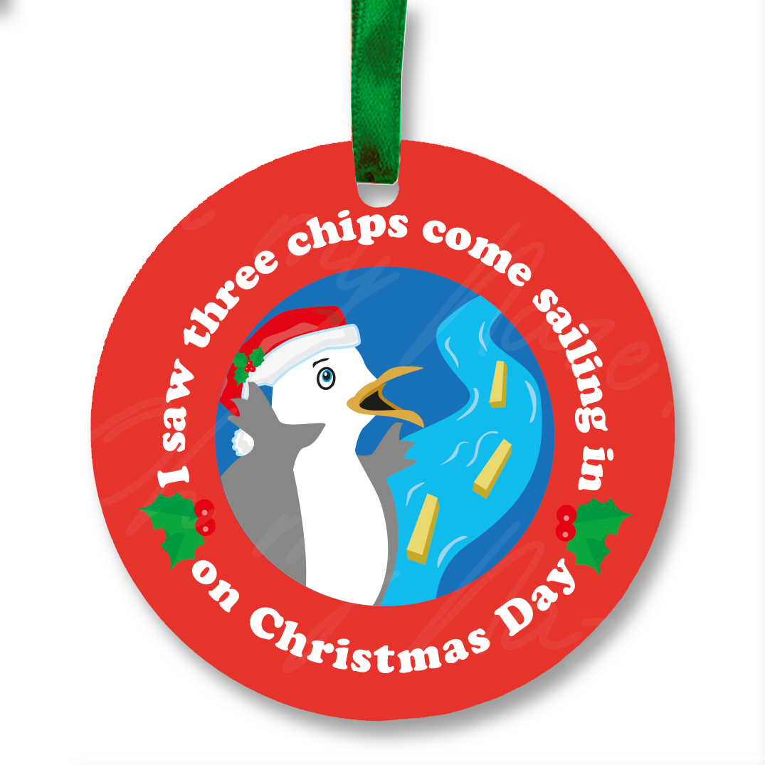 Gull-ty Pleasures Christmas Ornaments