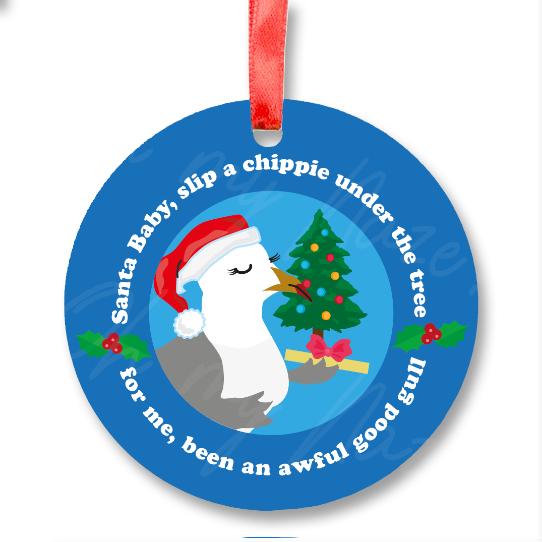 Gull-ty Pleasures Christmas Ornaments