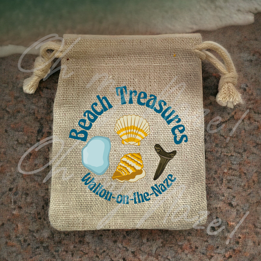 Beach Treasures collector pouch