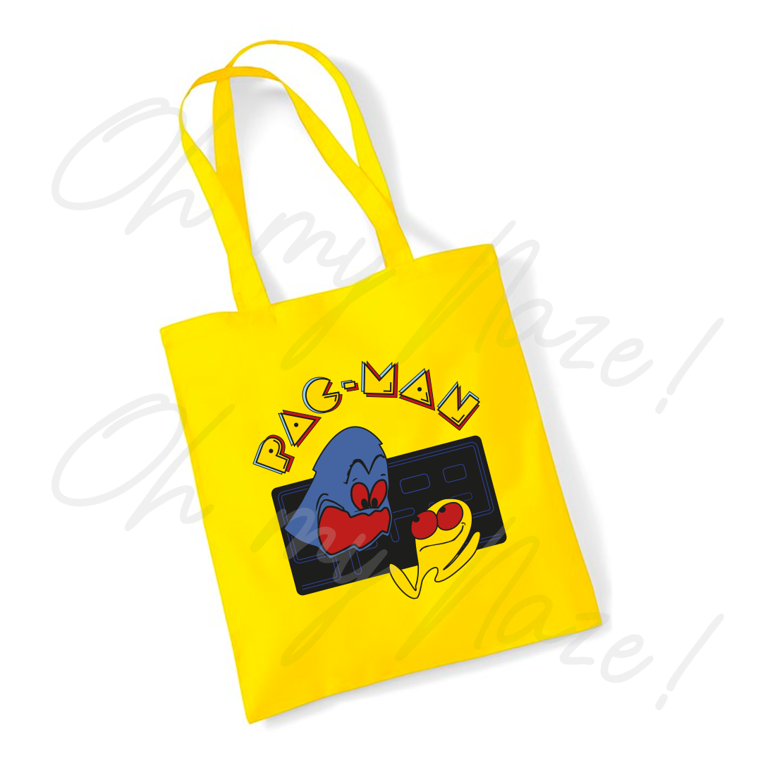 Pac Man tote bag