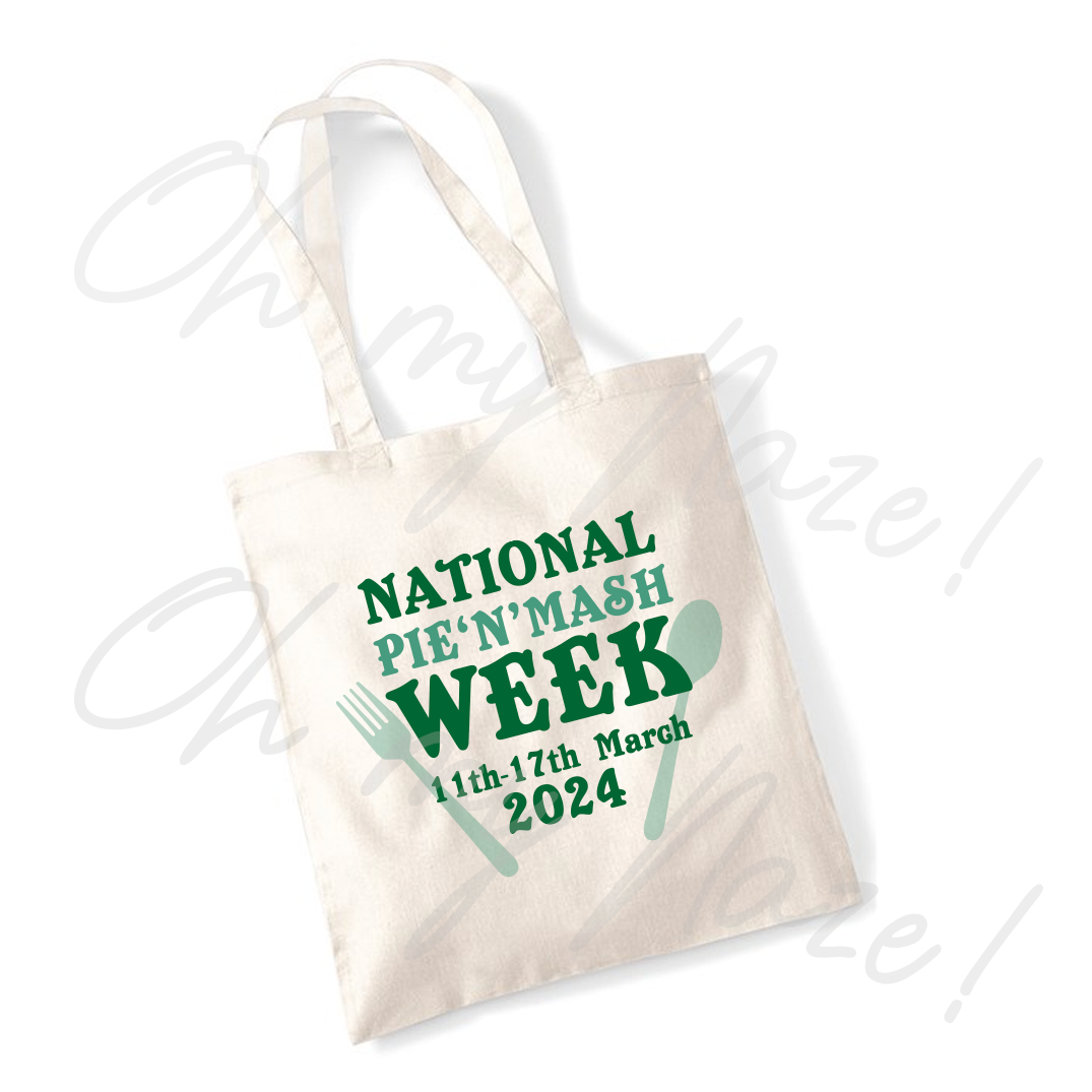 Pie and Mash Week 2024 - Tote bag