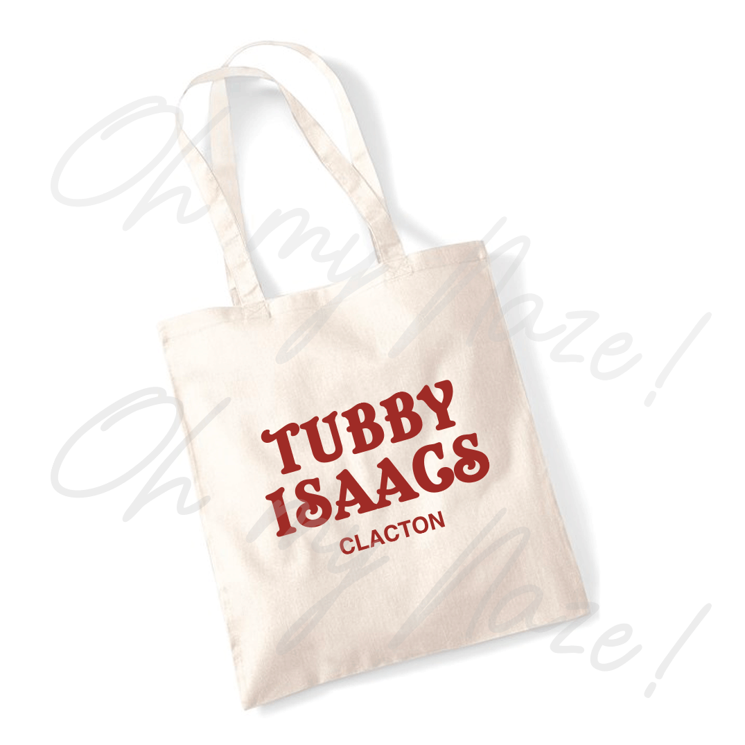 Tubby Isaacs - badge, keyring, coaster, pocket mirror, tote bag, bottle opener, mug, fridge magnet