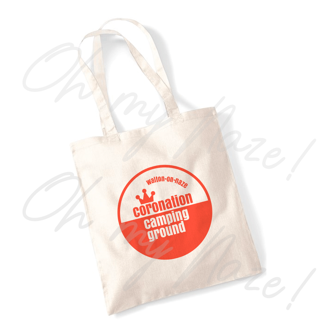 Coronation Camping Ground tote bag