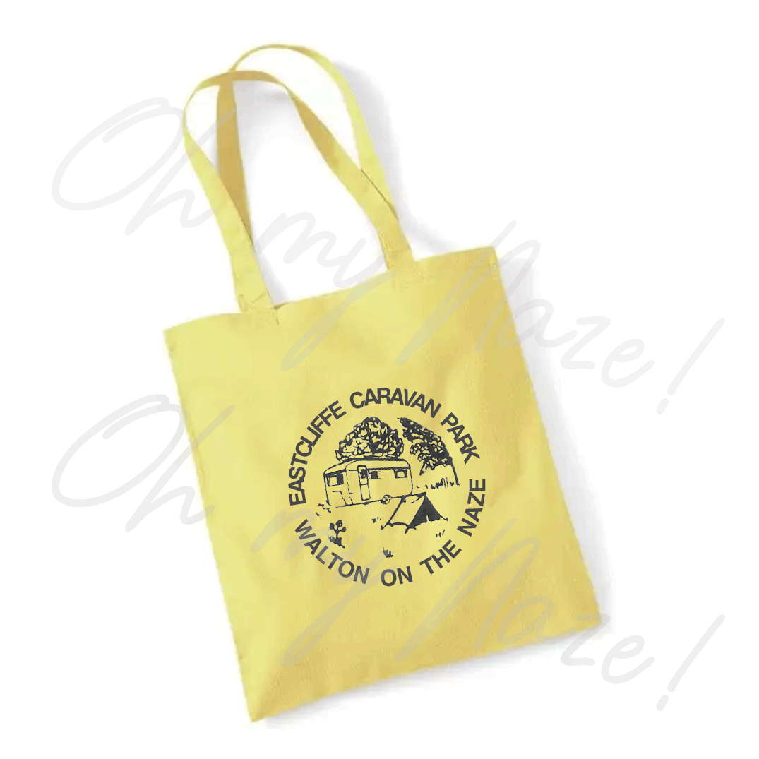 Eastcliffe Caravan Park tote bag