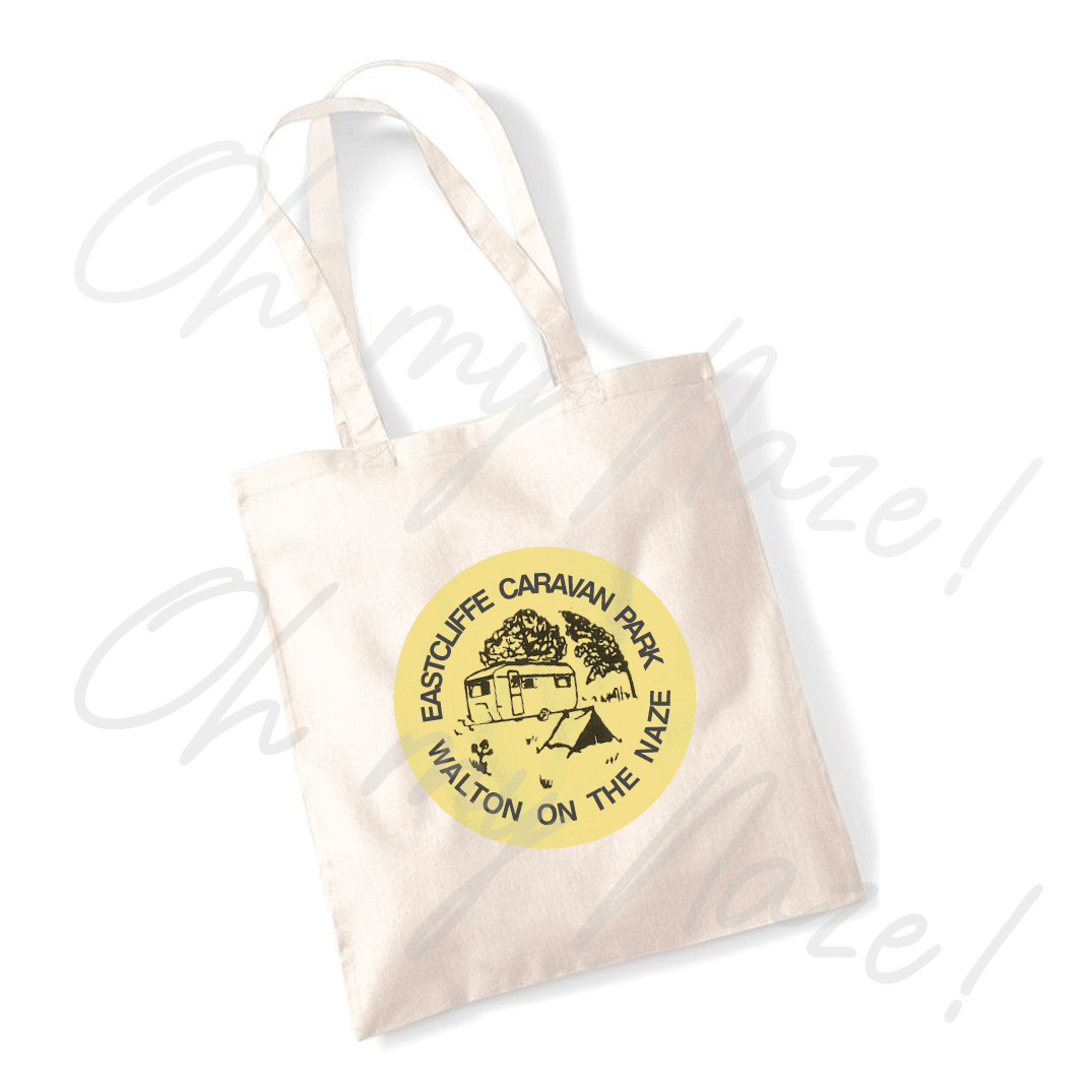 Eastcliffe Caravan Park tote bag