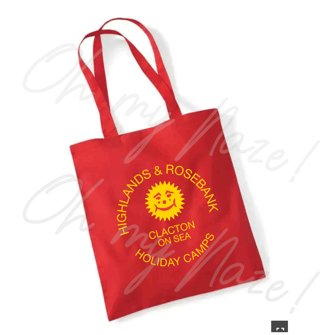 Highlands and Rosebank Holiday Camps tote bag