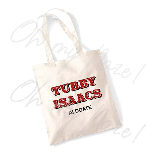 Tubby Isaacs - badge, keyring, coaster, pocket mirror, tote bag, bottle opener, mug, fridge magnet