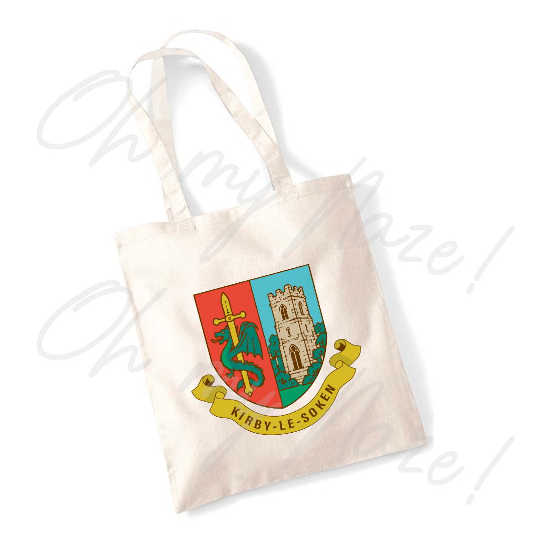 Kirby Crest tote bag