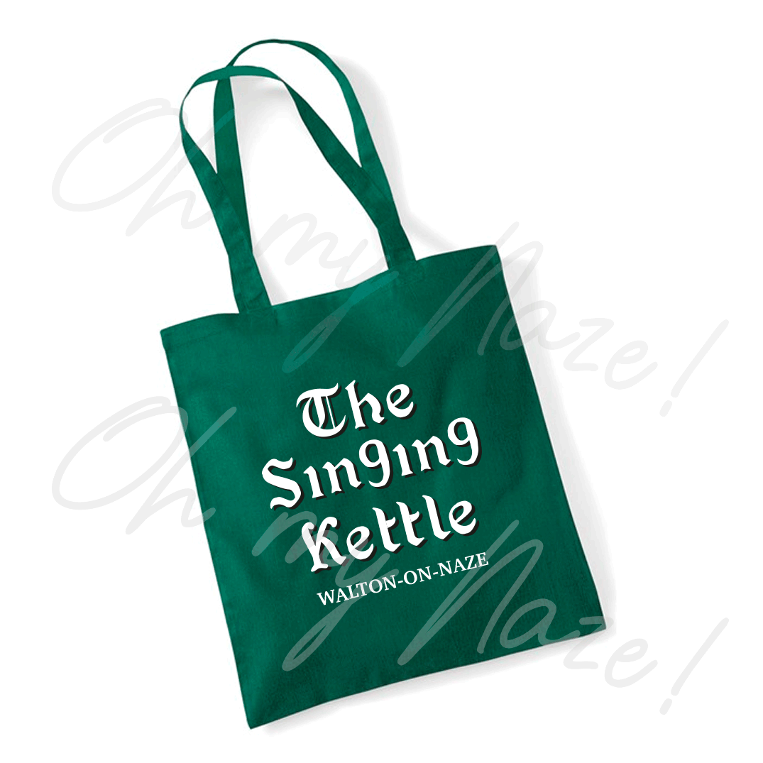 The Singing Kettle Restaurant tote bag