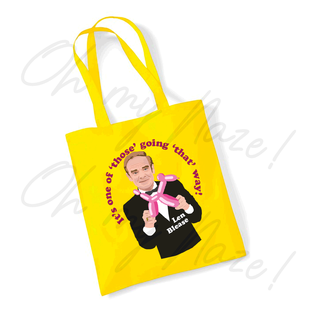 Uncle Lennie tote bag