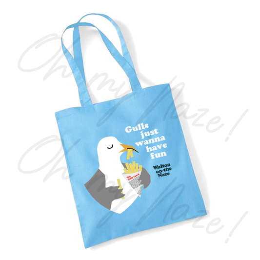 Gulls Just Wanna Have Fun tote bag