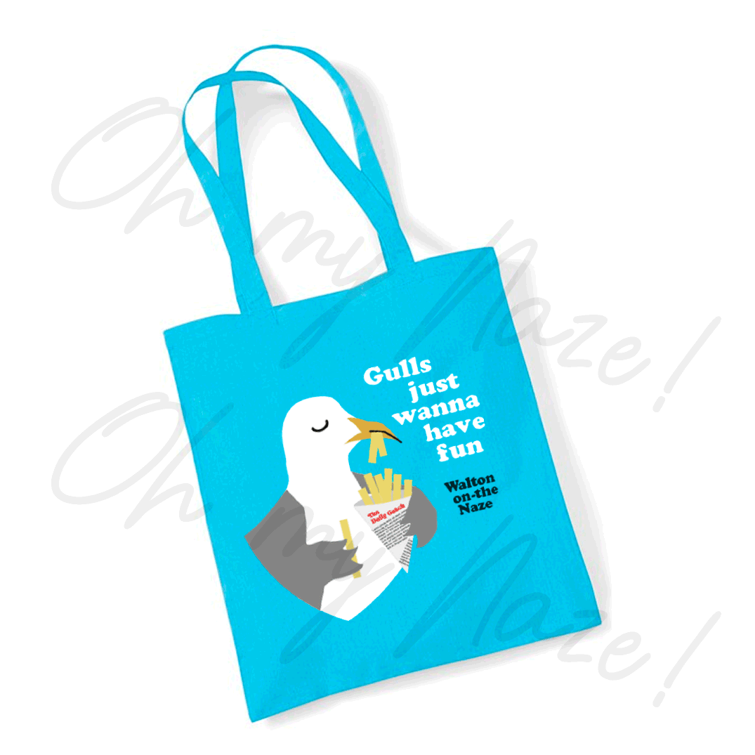 Gulls Just Wanna Have Fun tote bag