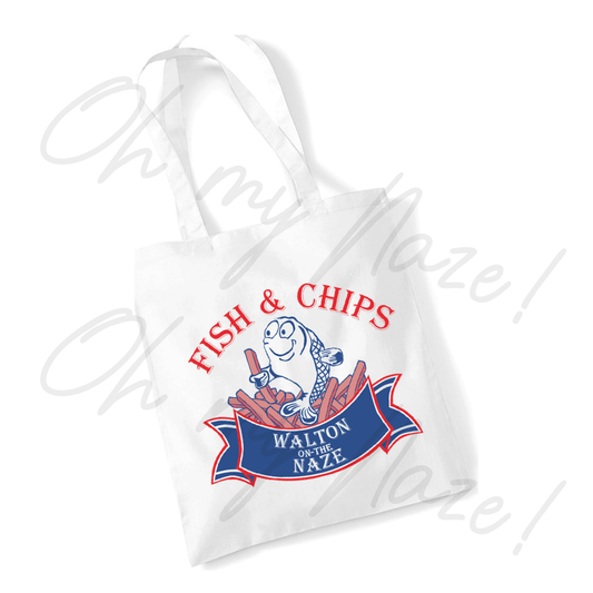 Fish 'n' chips tote bag