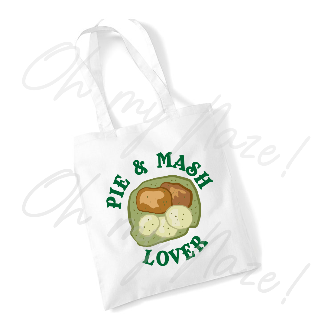 Pie and Mash tote bag